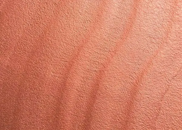 Textured copper microcement finish