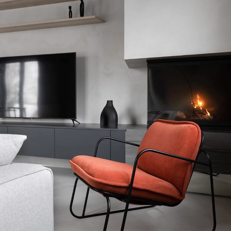 Dream Microcement fireplaces finishes