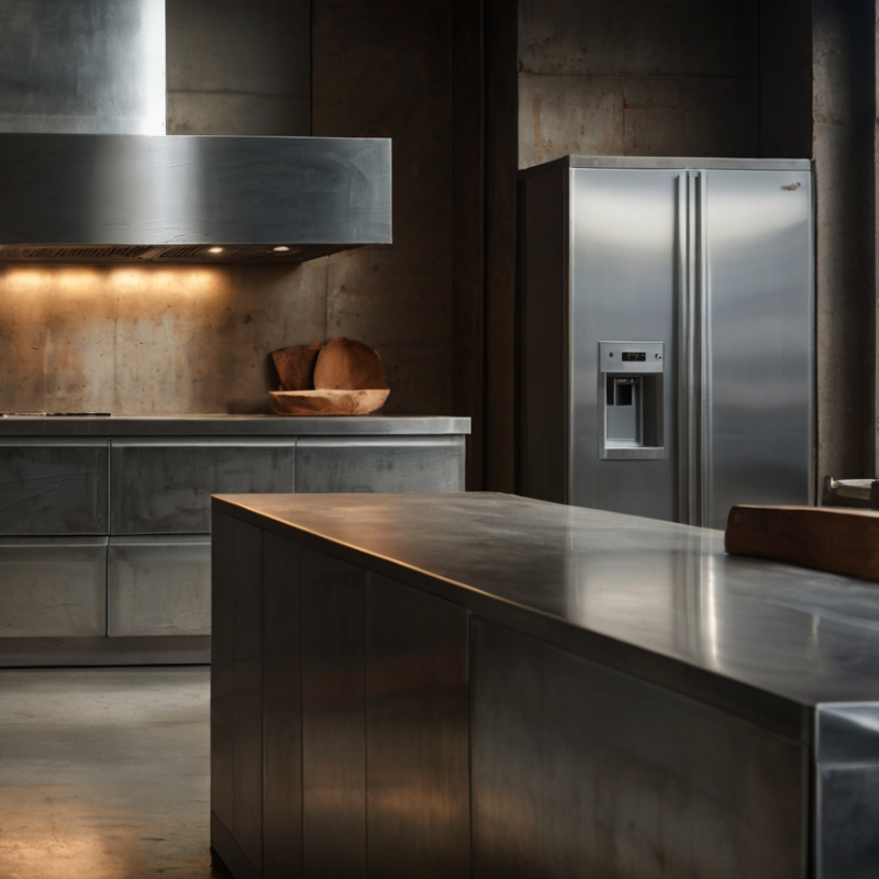 Durable Kitchen Countertops Microcement Finish