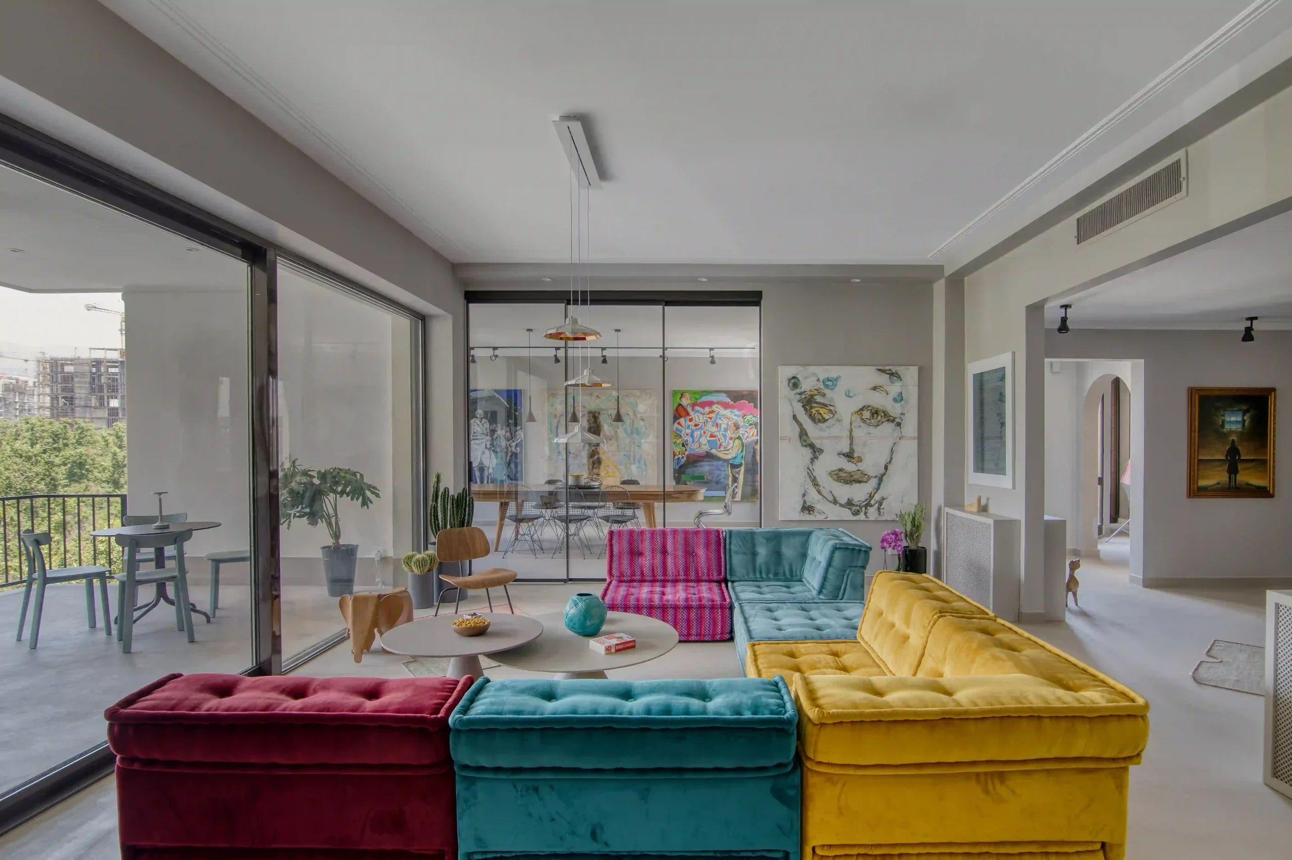 Living Room Area Microcement Finishes