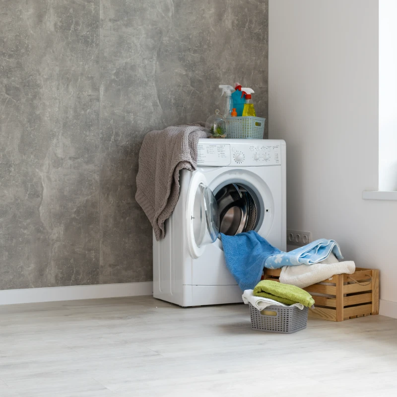 Microcement  Finish For Laundry Room