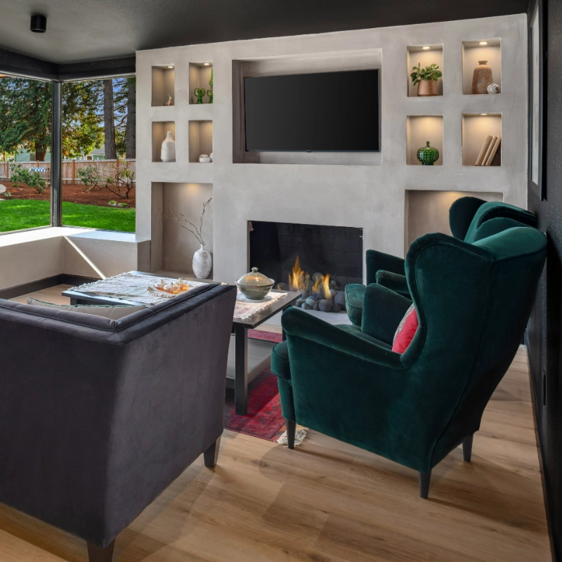 Microcement  Fireplaces