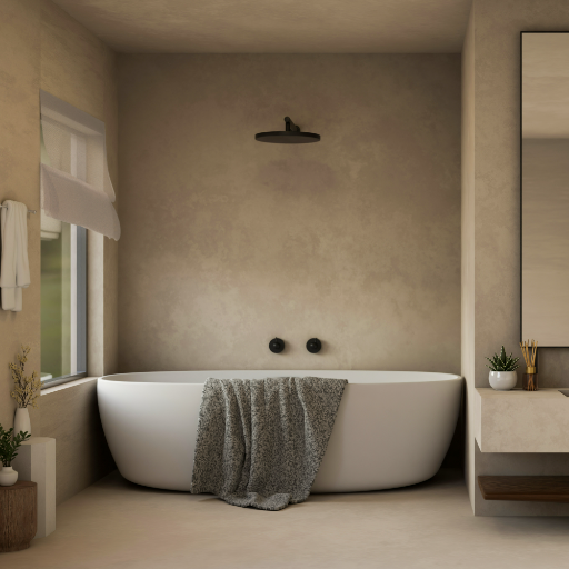  Spa like Experience in Microcement Bathtubs