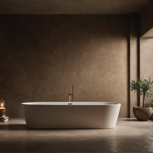  Ecofriendly microcement bathtubs