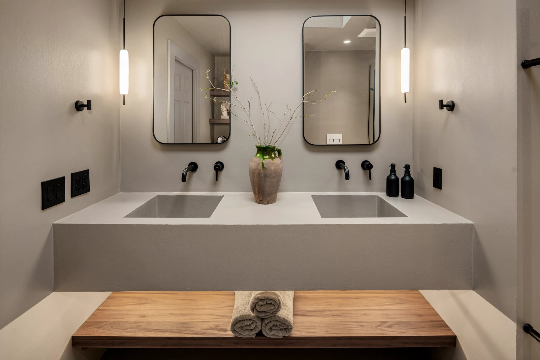 Microcement Modern Sink & Vanity