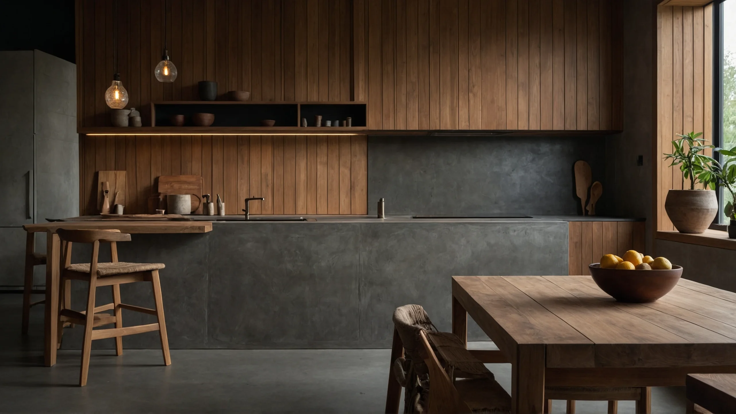 Microcement Kitchen Finish