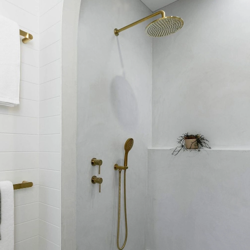 microcement shower finish installation services
