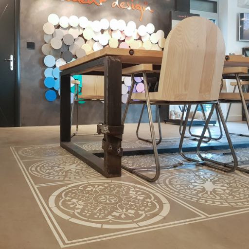 Textured Microcement  Flooring